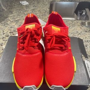 Adidas NMD R1 Mens FY1262 RED/YELLOW Beijing